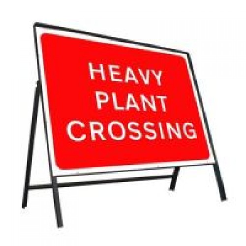 Heavy Plant Crossing Sign | Manchester Safety Services