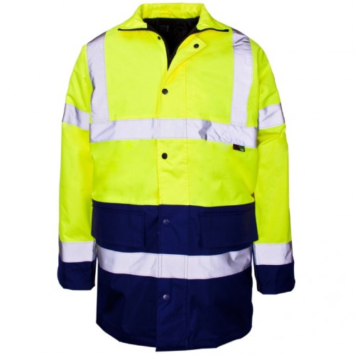 High Visibility 2-Tone Site Jacket | Manchester Safety Services