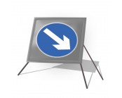 Directional Arrow Right Roll Up Sign 