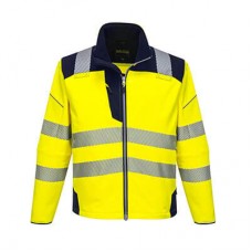 Hi Vis Yellow/Navy Softshell