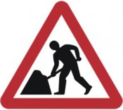 Temporary Road Sign Plates