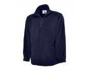 Premium 1/4 Zip Micro Fleece Jacket Navy 