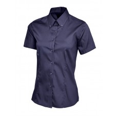 Women's Pinpoint Oxford Half Sleeve Shirt Navy