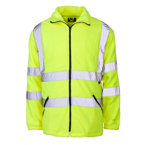 High Visibility Fleece Jacket | Manchester Safety Services