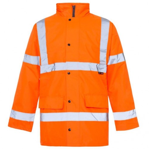 Orange High Visibility Site Jacket | Manchester Safety Services
